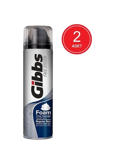 Gibbs Regular Tıraş Köpüğü 2 x 200 ML