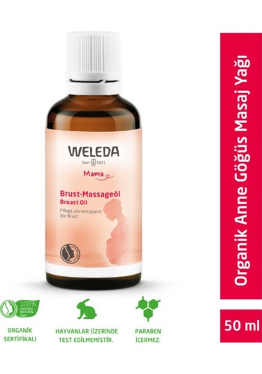 Weleda Organik Göğüs Masaj Yağı 50ml