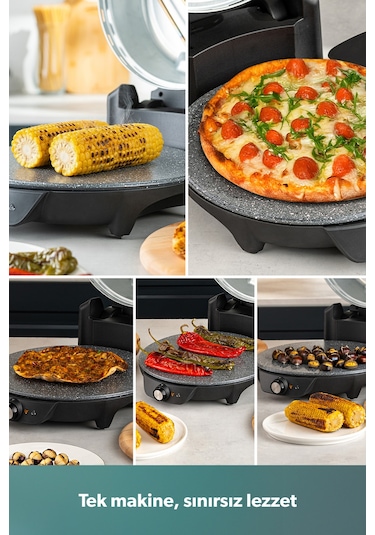 Homend Közy °400 Pizza Pide Lahmacun ve Sebze Közleme Makinesi