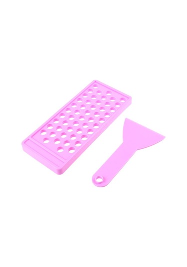 2 Adet/takım Kendin Yap Dudak Balsamı Dudak Parlatıcısı El Sanatları Seti Balmumu Dökme Tepsisi Spatula Kazıyıcı Seti