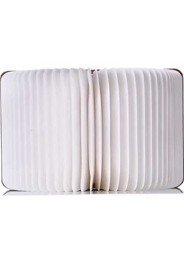 Ahşap Kitap Lambası Katlanır Sayfa Çevirme Gece Lambası Masa Lambası Kağıt Yenilikçi Led Gece Lambası Usb Şarj Edilebilir Ahşap Masa Lambası