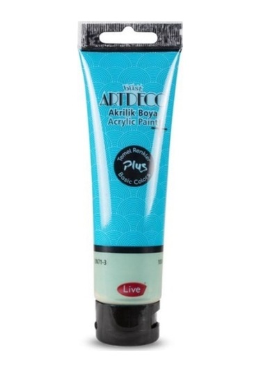 Plus Akrilik Boya 100ml Tüp 455 Turkuaz