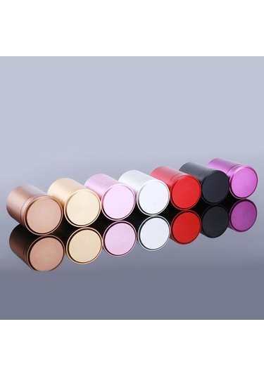 Paslanmaz Çelik Mini Çay Kahve Depolama Tankı Konteyner Çay Kutusu Mutfak Aksesuarları Altın