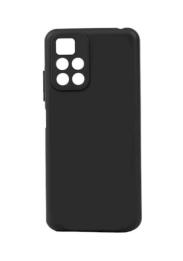 Goocamp Redmi 10 Kılıf Biye Silikon - Siyah Siyah