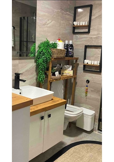 İbmtü340 Mutfak Tezgah Üstü Ahşap Desen Kendinden Yapışkanlı Folyo Kaplama 70cmx100cm