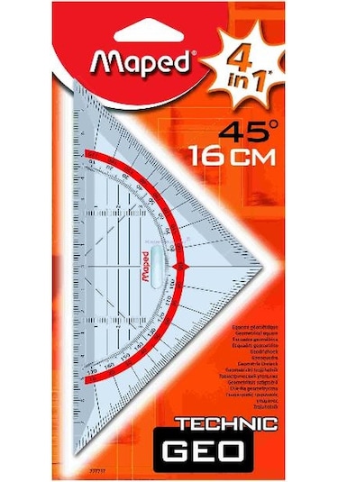 Maped Geometric Gönye 16 CM 45 Derece