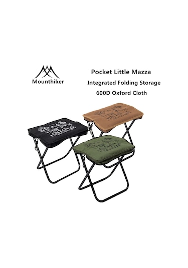 Dongjing Mounthiker Açık Cep Küçük Mazza Kamp Katlanır Asker Yeşili