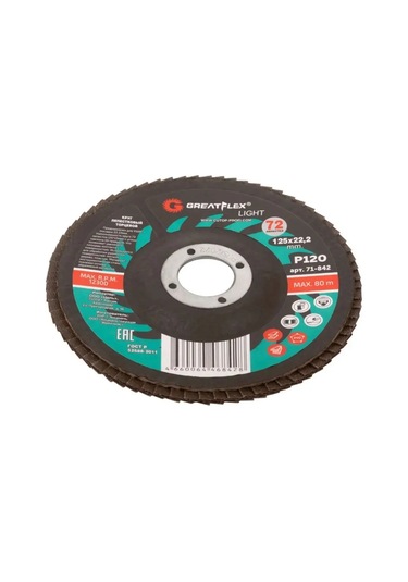 Greatflex 125 Mm P120 Zımpara Yaprağıdisk Taşlama Zımpara Aghmatalı 169587228