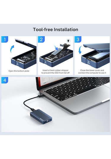 Acasis TBU405AIR Thunderbolt 4 Disk Kutusu