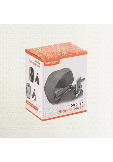 Gezenbebe Bebek Arabası Telefon Tutucu Siyah