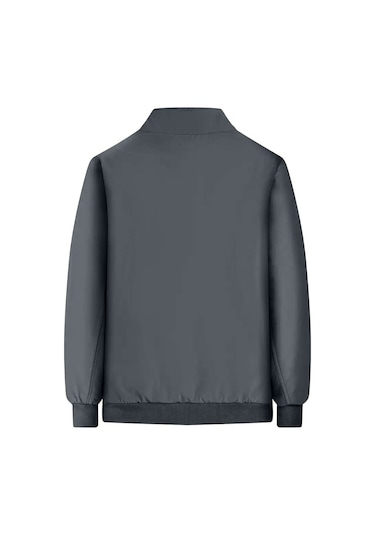 Ghassy Co Erkek Su İtici İçi Peluş Astarlı Ultra Isı Yalıtımlı Dik Yaka Mont Füme