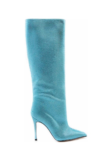 Mocassini Kadın Topuklu Çizme 66712 Turkuaz