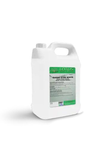 3D Lotus Clean Star White Beyaz Sabun Kokulu Sert Yüzey Temizleyici 5 L