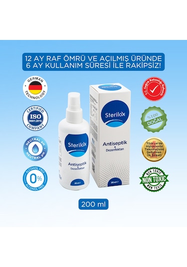 Sterilox Antiseptik & Dezenfektan 200 ML