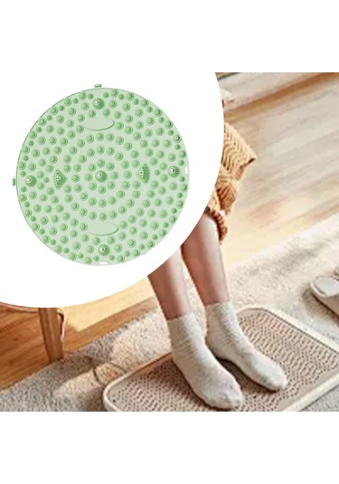 Suntek Ayak Masajı Paspas Taşınabilir Anti Kayma Yeşil Yeşil