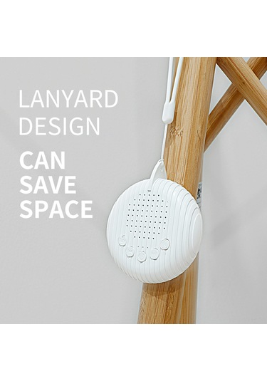 Geeksen Taşınabilir Bebek Uyku Makinesi Q3 - Beyaz Gürültü Terapisi İle Rahatlama Ve Uyku Desteği Beyaz