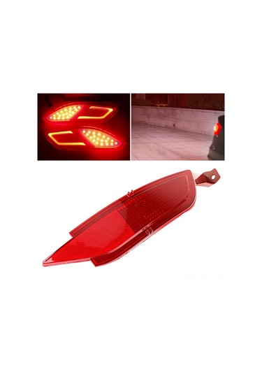 Yaozixa Ford Fiesta Mk7 2008-2016 Sağ Arka Tampon Fari - Abs Malzeme, Su Geçirmez, Kolay Kurulum, Trafik Güvenliği Artırıcı