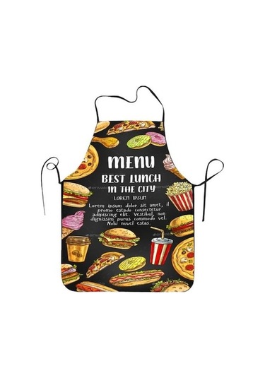 Pişirme Önlüğü Kolsuz Rahat Giyen Net Ve Gerçek Görüntü Yeniden Kullanılabilir Anti-leke Polyester Pizza Önlük & Eldiven 56408817 Diğer