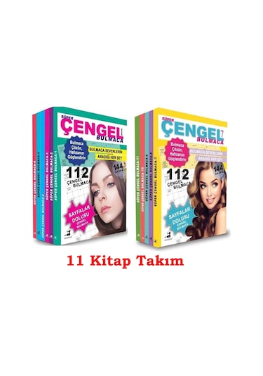 Süper Çengel Bulmaca 11 Kitap Takım