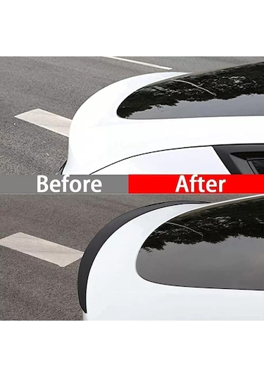 Tesla Model Y Bagaj Üstü Piano Black Spoiler