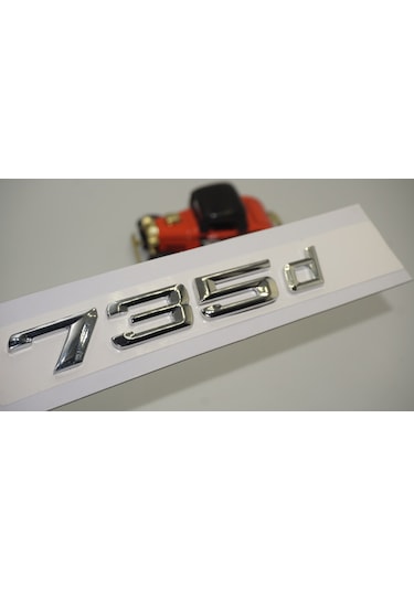 Bmw 735D Bagaj Krom Metal 3M 3D Yazı Logo