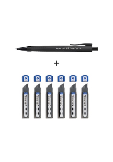 Econ Versatil,urban 0.7 Uç& 6'lı Super Fine Min 2b 0.7 Uç, 7'li Yazım Seti