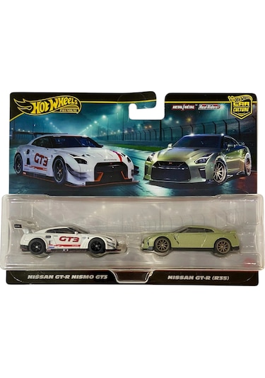 Hot Wheels Premium Car Culture 2'li Arabalar Nissan Gt-r Nismo Gt3 - Nissan Gt-r R35