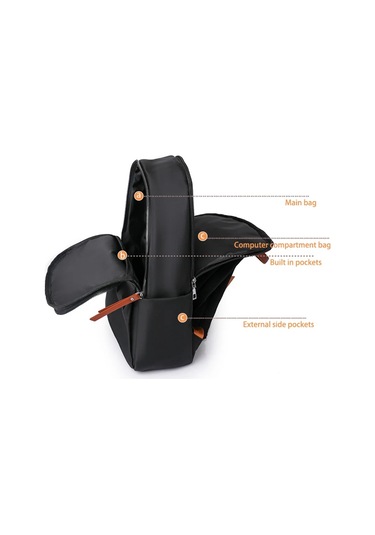 Erkekler Sırt Çantaları Kadınlar Oxford Su Geçirmez Sırt Çantası Çok Renkli