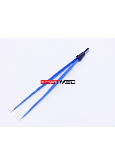 Bipolar Düz Penset 20 Cm x 1 Mm Koter Bipolar Penset