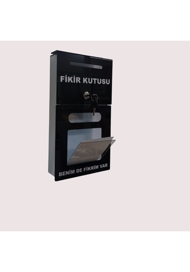 Siyah Pleksi Fikir Kutusu