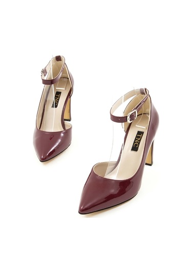 Tamer Tanca Kadın Vegan Bordo Topuklu & Stiletto Ayakkabı 22 319 Bn Ayk Bordo Rgn Bordo