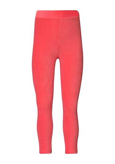 Lovetti Nar Çiçeği Kız Çocuk Fitilli Kadife Tayt 9312N003 Narçiçeği