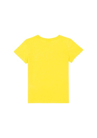 Çocuk Basic Bisiklet Yaka Tişört SARI