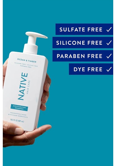 Native Ocean & Timber Nemlendirici Şampuan 487ml Tüm Saç Tipleri