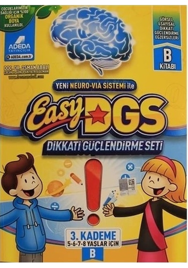Adeda Easy Dikkat Güçlendirme Seti 5-8 Yaş B