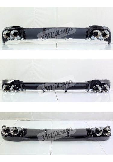 Volkswagen Golf 8 2021+ Egzoz R Difüzör-difizör Plastik