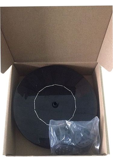 Geeksen Güneş Enerjili Çeşme Havuz Bahçe Su Çeşmesi Yüzen Çeşme Açık Kuş Banyosu Avlu Çeşmesi 13cm