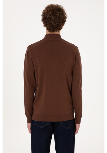 U.s. Polo Assn. Erkek Kahverengi Hırka Triko 50288871-vr029 Kahverengi