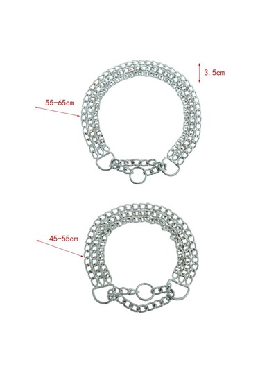 Homyl Pet Köpek Zinciri Tasması Eğitimi Için Büyük Fildişi