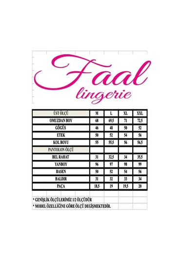 Faal 8614 Kadın Uzun Kollu Dantel Detaylı V Yaka Pijama Takımı-gri Gri