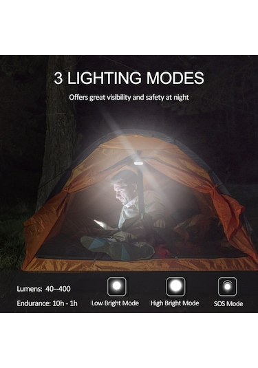 Yifomall Outdoor Mini Hava Pompa, 3.5 Kpa Basınç, 180l/dak Akış, 400 Lümen Işık Ve Sos Fonksiyonu İle Abs Malzeme