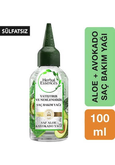 Herbal Essences Sülfatsız Aloe ve Avokado Sprey Yağ 100 ML
