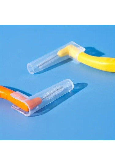 Willowhaven 5'li Paket L Şekilli Diş Arası Fırçası 7-17mm Rastgele Renk Karışık Yumuşak Kıllar