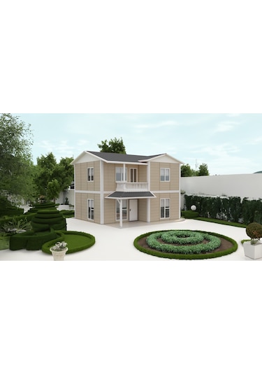 100 M2 Çift Katlı Prefabrik Ev