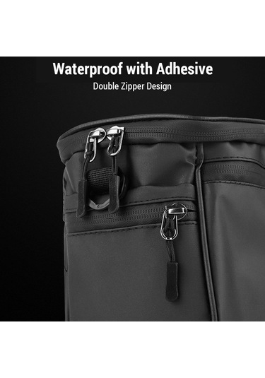 Bengguo Bisiklet Telefon Tutucu Çantası Bisiklet Gidonu Çantası Siyah