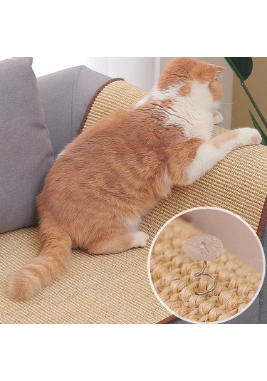 Suntek Kedi Tırmalama Matı Duvara Monte Mobilya Koruyucu 40cmx60cm