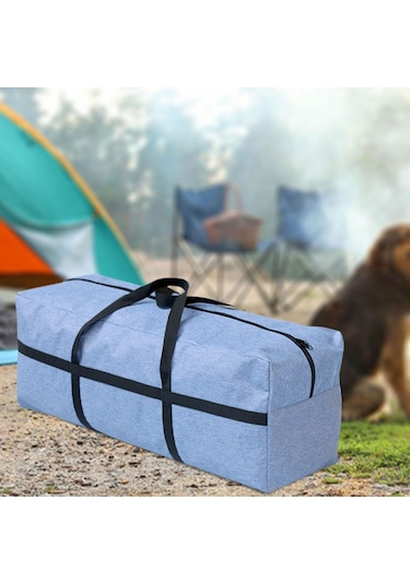 Homyl Seyahat Duffle Çanta Battaniye Yurt Yorgan Için Mavi Mavi Diğer