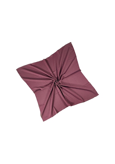 Mim Eşarp Enba Mio Jazz Caz Pamuk Eşarp 100x100 Cm Bordo