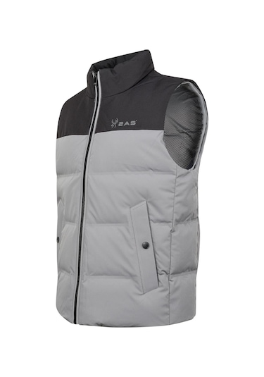 2as Archer Erkek Down Vest Ceket Gri/siyah 001