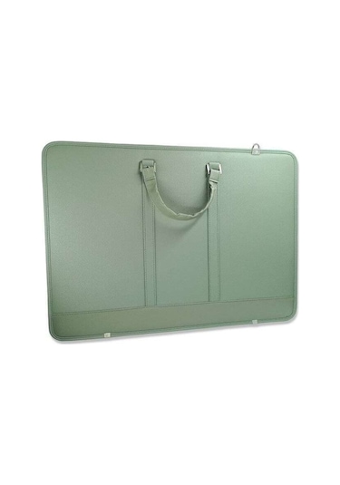 Bback Suni Deri Proje Çantası 40x55 Cm Mint Yeşil